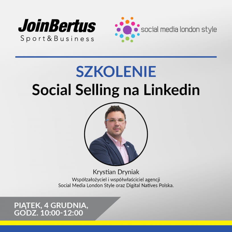 Szkolenie on-line pt. „Social Selling na Linkedin”